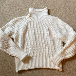 White Turtleneck Sweater